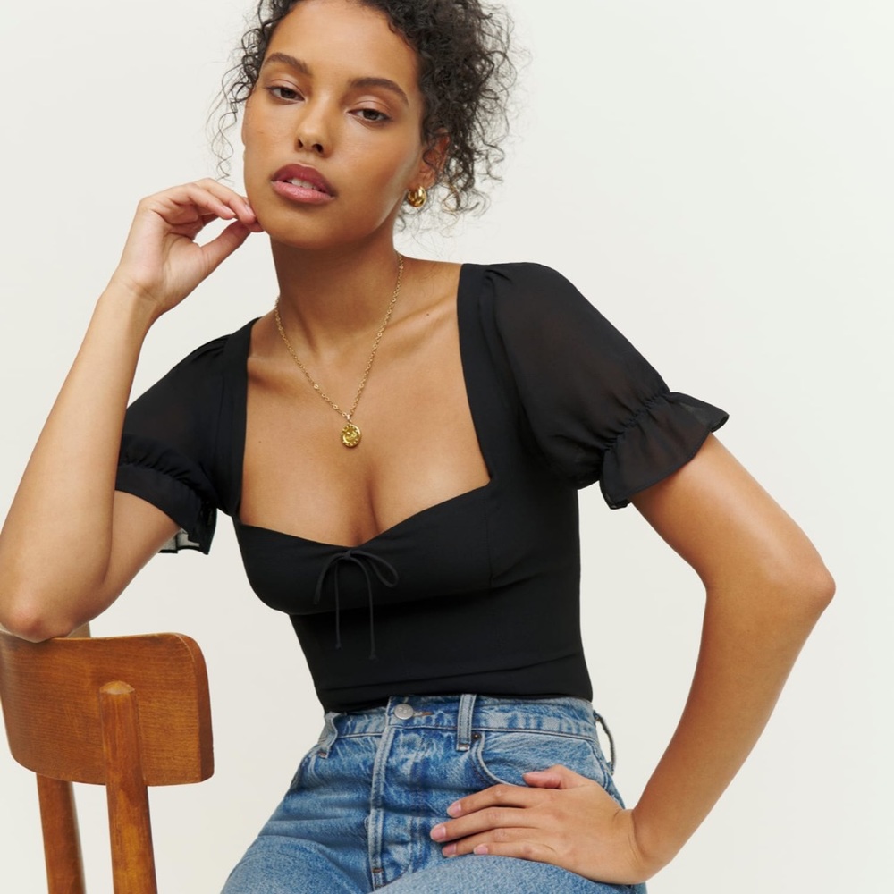 Reformation Delevan top